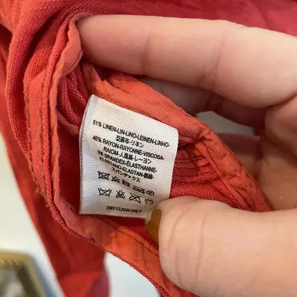 Free People Cropped Red Jacket - Size 8 - Picture 8 of 8